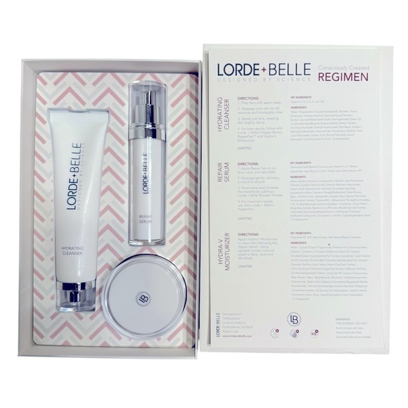 LORDE & BELLE CC Skin Care Regimen- $199 Retail - NEW IN BOX GIFT SET